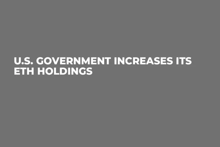 U.S. Government Increases Its ETH Holdings