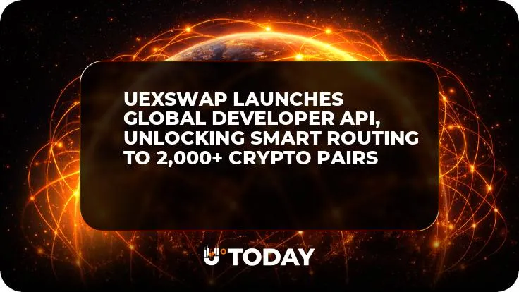 UEXSwap Launches Global Developer API, Unlocking Smart Routing to 2,000+ Crypto Pairs