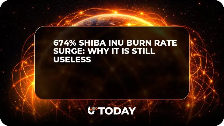 674% Shiba Inu Burn Rate Surge: Why It Is Still Useless