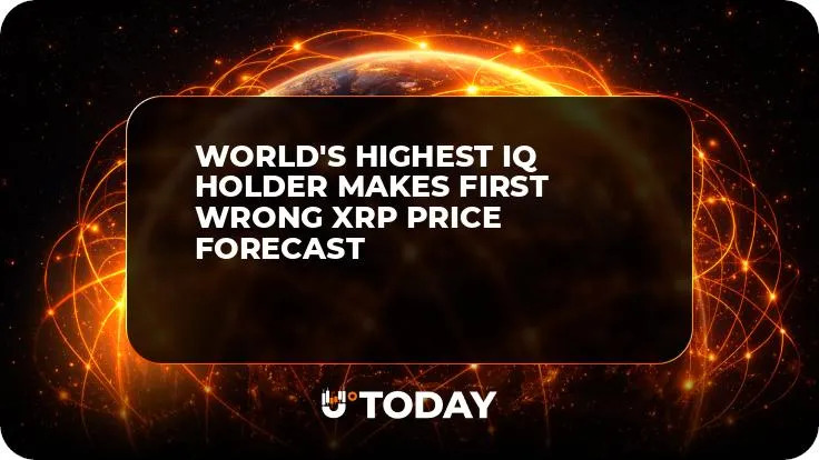 World's Highest IQ Holder Makes First Wrong XRP Price Forecast