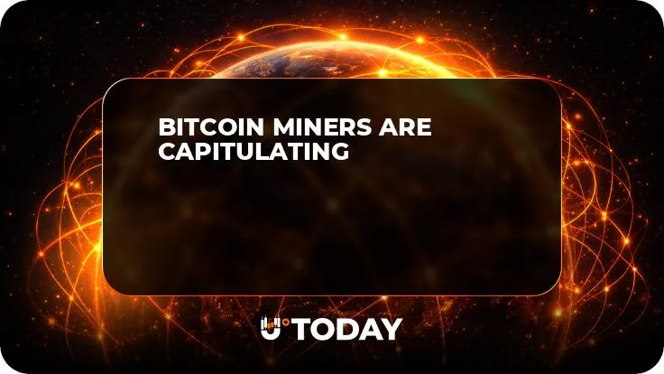 Bitcoin Miners Are Capitulating 