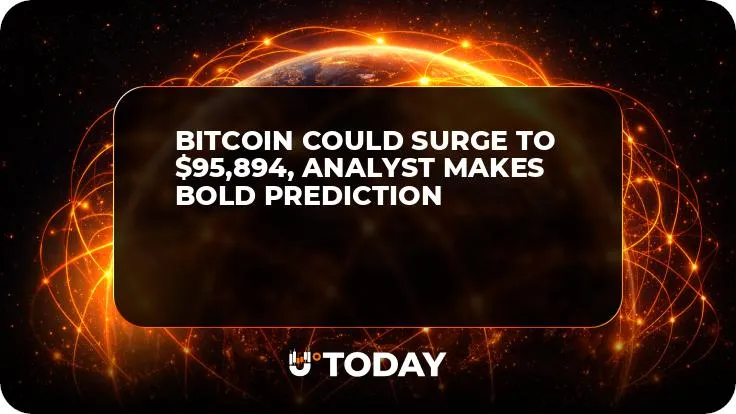Bitcoin Could Surge to $95,894, Analyst Makes Bold Prediction