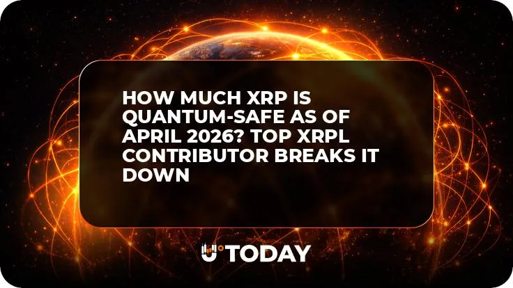 How Much XRP Is Quantum-Safe as of April 2026? Top XRPL Contributor Breaks It Down