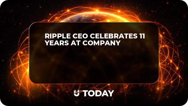 Ripple CEO Celebrates 11 Years at Company