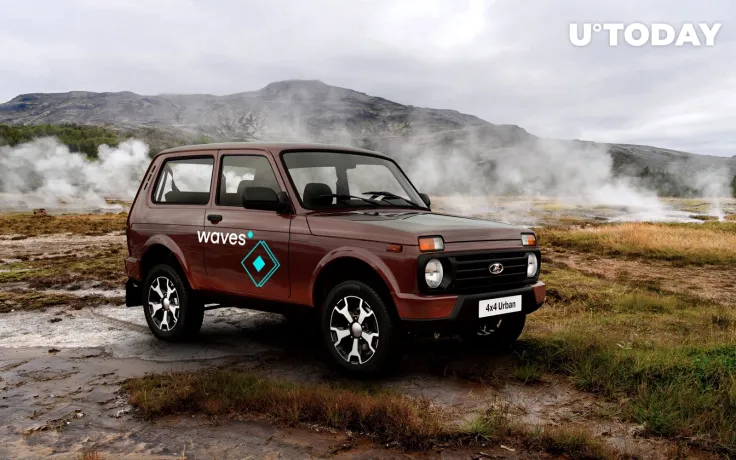 Justin Sun’s Failed Tesla Giveaway Trolled by Waves, Who Offers ‘Lada Niva’ to Community