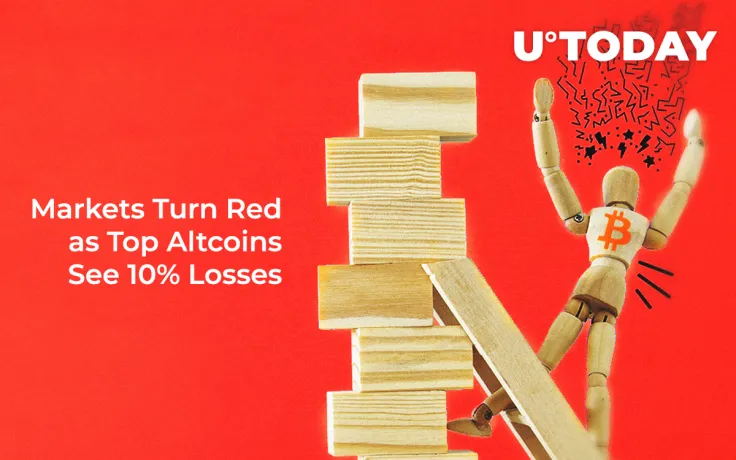 Markets Turn Red as Top Altcoins See 10% Losses — Can Bitcoin Hold On?
