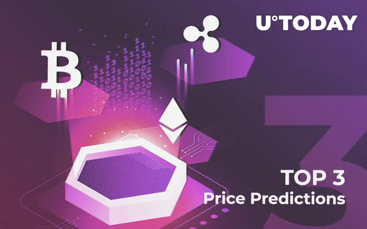 TOP 3 Price Predictions: Bitcoin (BTC), Ethereum (ETH), Ripple (XRP) — A Bounce Back Again on the Market. How Long Can It Last?