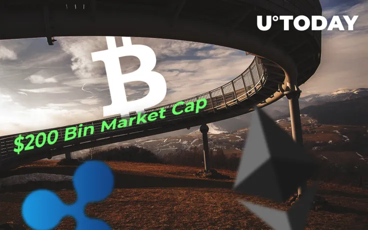 BTC, ETH, XRP Price Analysis — Bitcoin Has Reached $200 Bln Market Cap. Rates Are Moving Higher