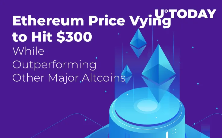 Ethereum Price Vying to Hit $300 While Outperforming Other Major Altcoins