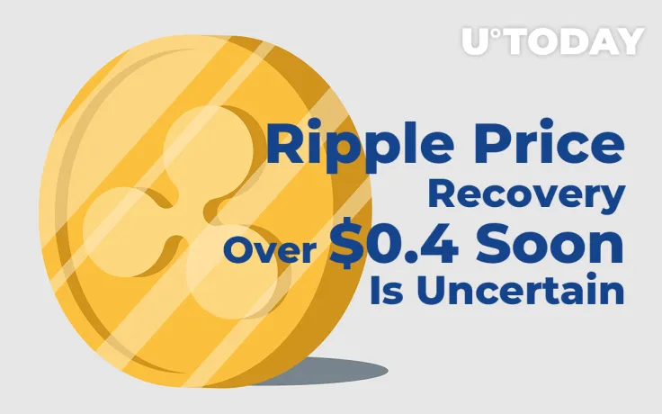 Ripple (XRP) Price Recovery Over $0.4 Soon Is Uncertain