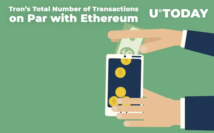 Tron’s Total Number of Transactions on Par with Ethereum