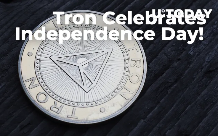 Tron Celebrates Independence Day as TRX Gets Back to Top 10 on CMC