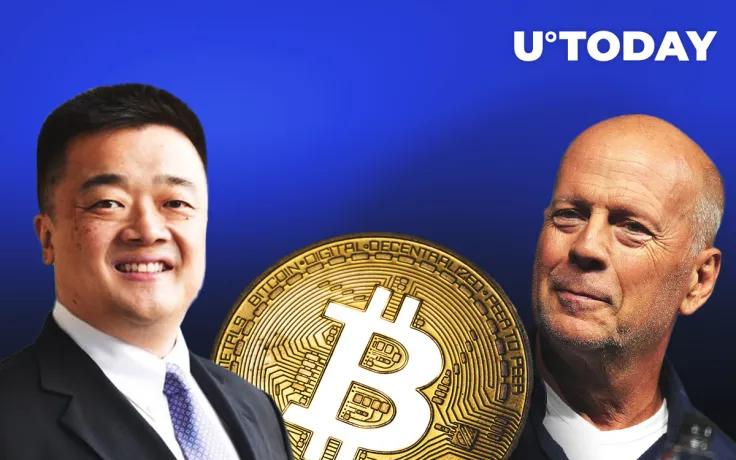 BTC China’s CEO Bobby Lee Gives Bitcoin to Bruce Willis as He Bumps into Hollywood Star on Plane