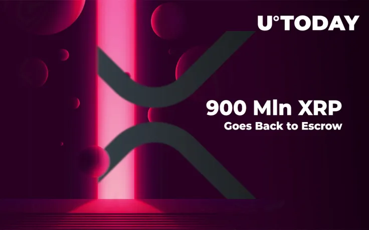 900 Mln XRP Goes Back to Escrow After Ripple Released 1,256 Bln Coins On January 1 