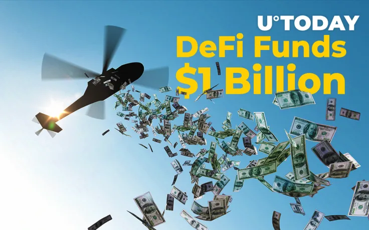 DeFi  (Decentralized financial applications) Funds Reach Close to 1 Billion USD