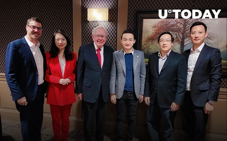 Tron CEO Justin Sun Finally Meets Warren Buffett – As It Happened