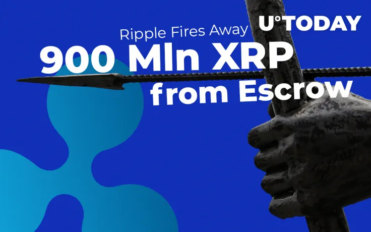 Ripple Fires off 900 Mln XRP From Escrow – Shortly After Releasing 1 Bln XRP