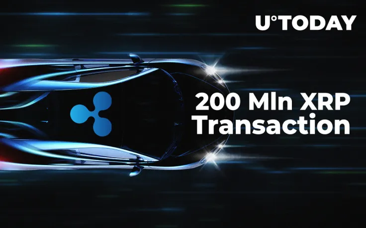 200 Mln XRP Transaction Spotted on Asia’s Top Crypto Exchange 