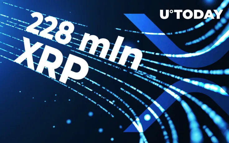 228 Mln XRP Transfer Detected, Ripple Wires One Third of It