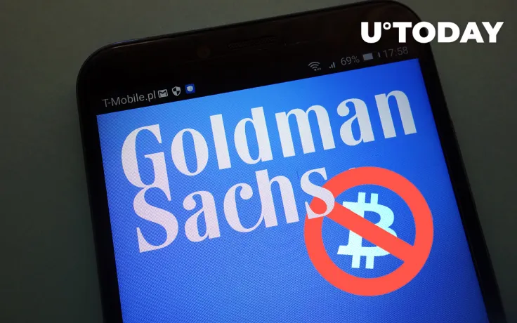 Goldman Sachs Does Not Recommend Buying Bitcoin for Fear of Losing Business: Cardano Founder