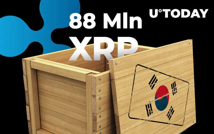 88 Mln XRP Moved by Ripple and South Korean ODL Platform