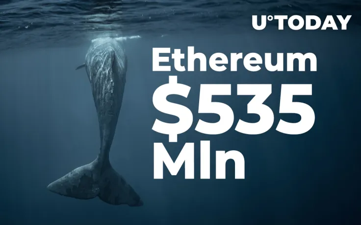 Whales Shift $535 Mln Worth of Ethereum as ETH Trades at $515 High 