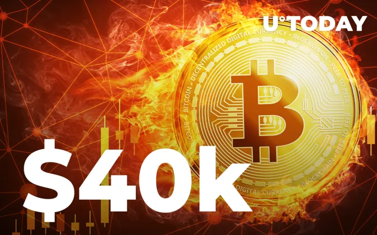 BREAKING: Bitcoin Hits $40,000 Again After Short-Lasting Correction