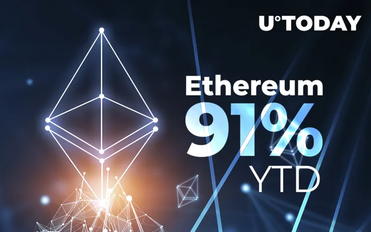 Ethereum Shows 91% Rise Year-to-Date After Surging to New All-Time High: Analyst