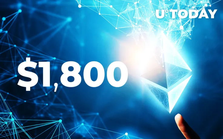 BREAKING: Ethereum (ETH) Soars Above $1,800 First Time in History