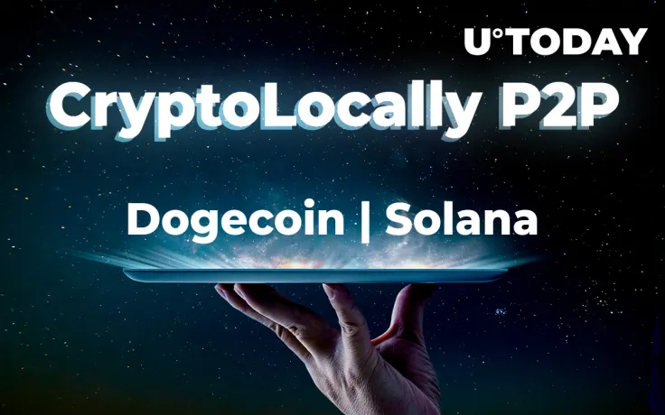 CryptoLocally P2P Exchange Adds Dogecoin (DOGE), Solana (SOL) as GIV Community Approves Listing