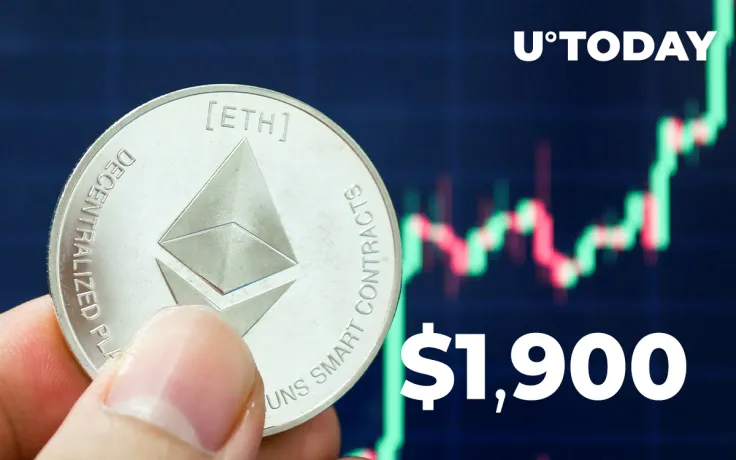 Ethereum (ETH) Inches Close to $1,900 As Another All-Time High Is Reached