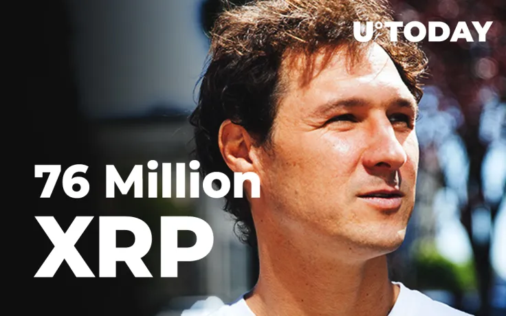 Jed McCaleb Dumps 76 Million XRP Over Weekend with 404 Million Still in His Wallet
