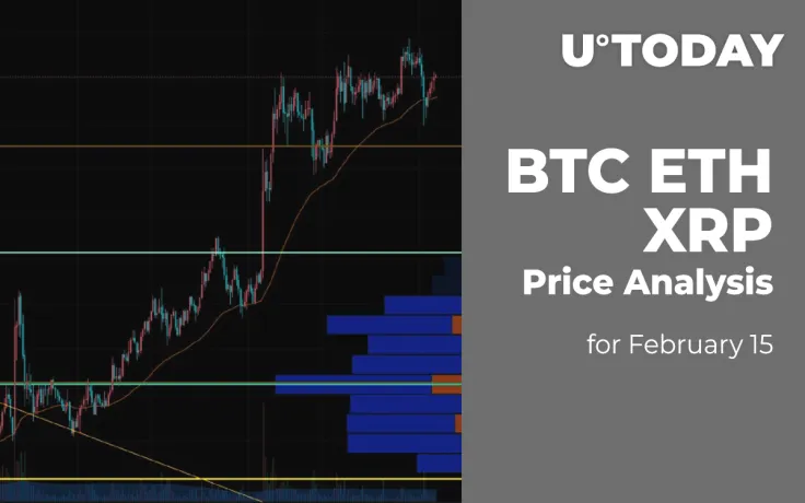 BTC, ETH and XRP Price Analysis for February 15
