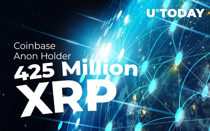 425 Million XRP Moved by Coinbase and Anon Holder While XRP Pushed Back to Top 6 Spot