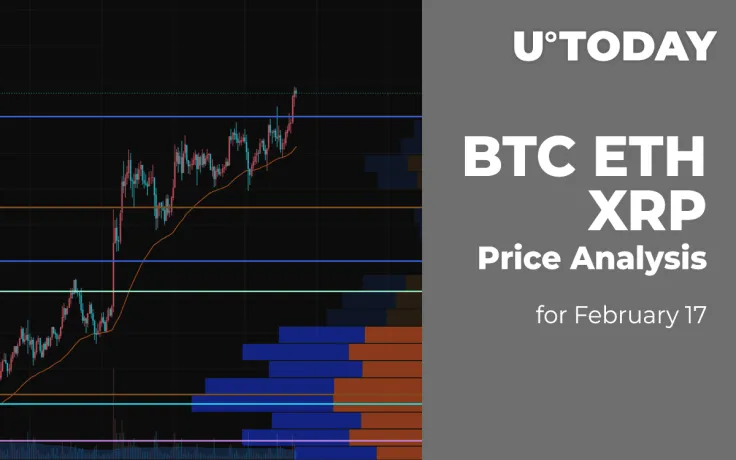 BTC, ETH and XRP Price Analysis for February 17