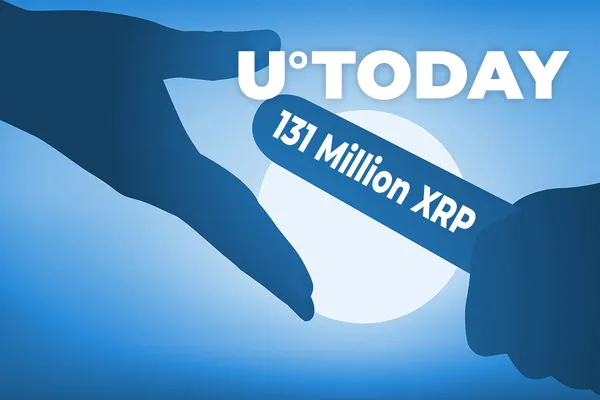 131 Million XRP Moved by Coinbase and Huobi, While XRP Surges 23%