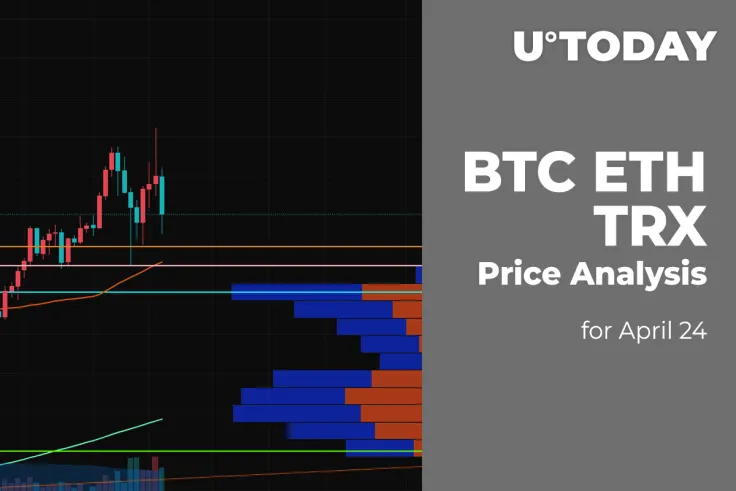 BTC, ETH and TRX Price Analysis for April 24