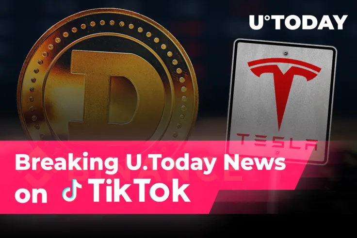 Dogecoin (DOGE) Up, TSLA Down, American Watchdogs Came for Binance: U.Today TikTok Digest