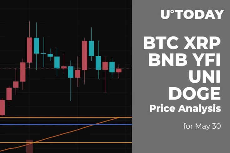 BTC, XRP, BNB, YFI, UNI and DOGE Price Analysis for May 30