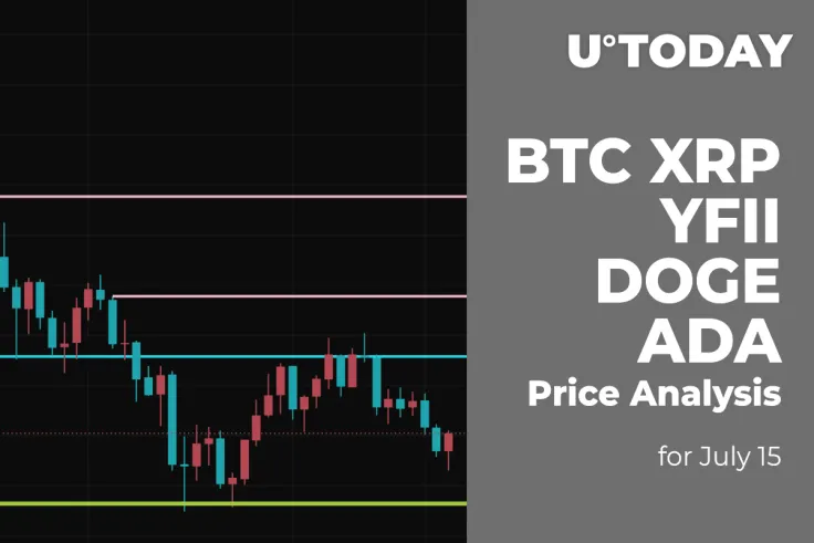 BTC, XRP, YFII, DOGE and ADA Price Analysis for July 15