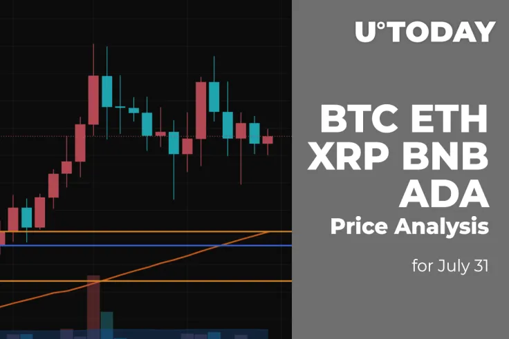 BTC, ETH, XRP, BNB and ADA Price Analysis for July 31