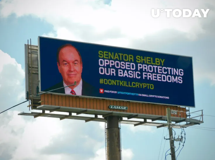 Crypto Enthusiasts Purchase Billboard Attacking Alabama Senator Richard Shelby