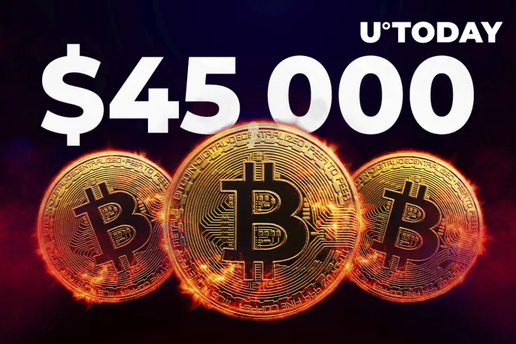  Bitcoin Recaptures $45,000 for Second Consecutive Day