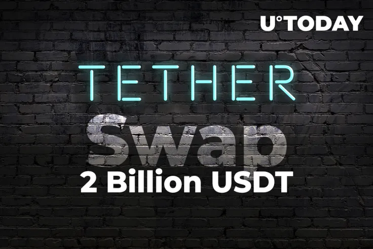 Tether Performing Two Billion USDT Swap