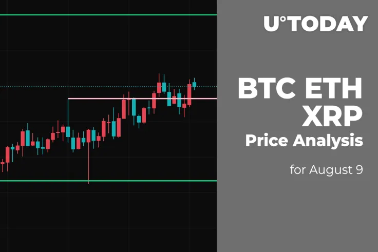 BTC, ETH, and XRP Price Analysis for August 9