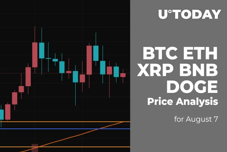 BTC, ETH, XRP, BNB and DOGE Price Analysis for August 7