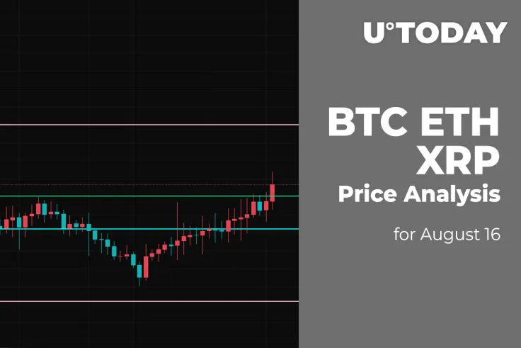 BTC, ETH and XRP Price Analysis for August 16