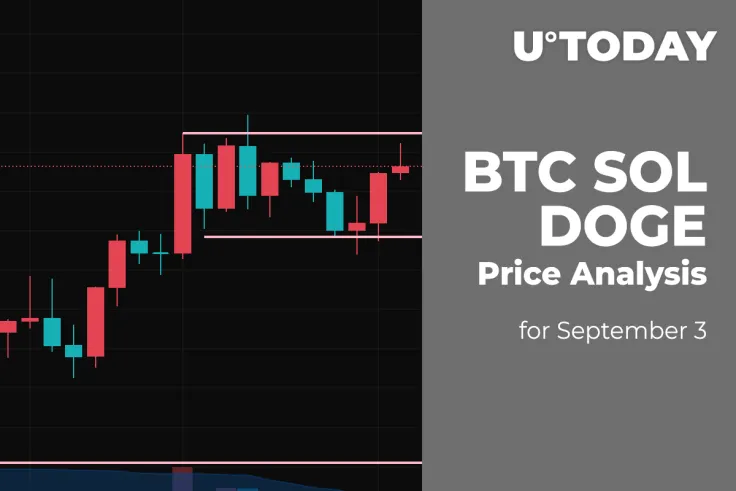 BTC, SOL and DOGE Price Analysis for September 3