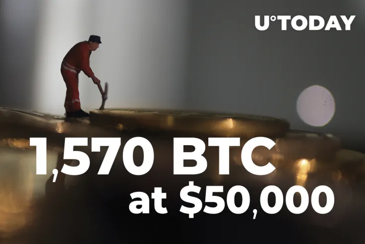 Miners Sold 1,570 BTC at $50,000 Recently: Report