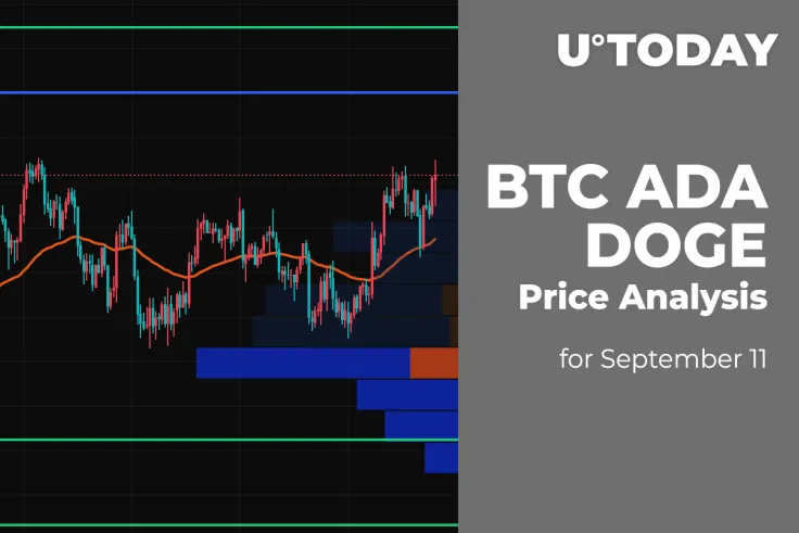 BTC, ADA and DOGE Price Analysis for September 11
